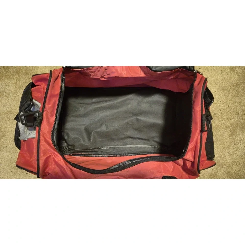 Dale Earnhardt Jr #8 NASCAR Duffel Bag Red Black Travel Gym Bag